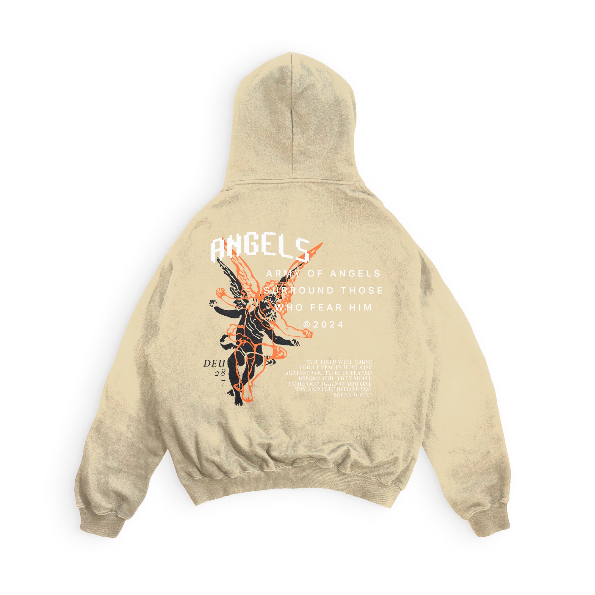 Army Of Angels Hoodie (Cream)